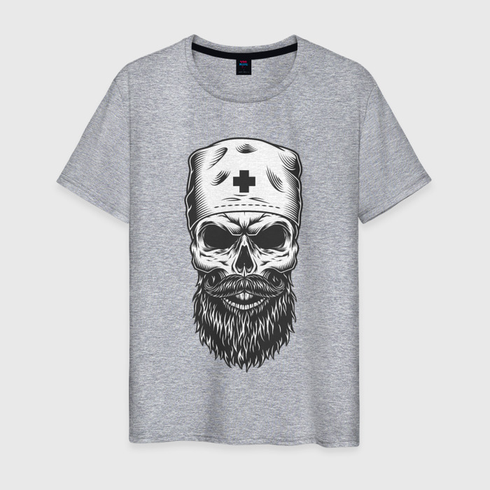 Мужская футболка хлопок Врач фото