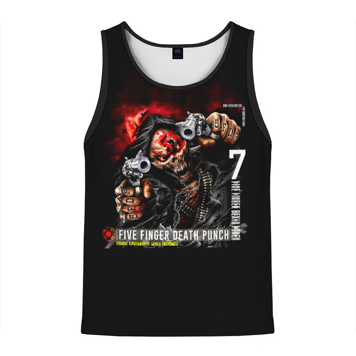 Мужская майка 3D Five Finger Death Punch | 5FDP фото
