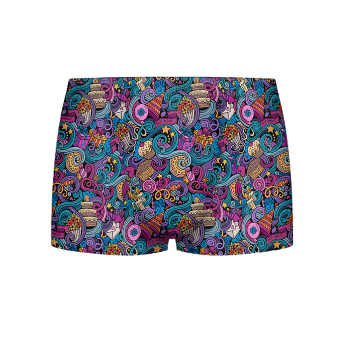 Мужские трусы 3D День Рождения фото