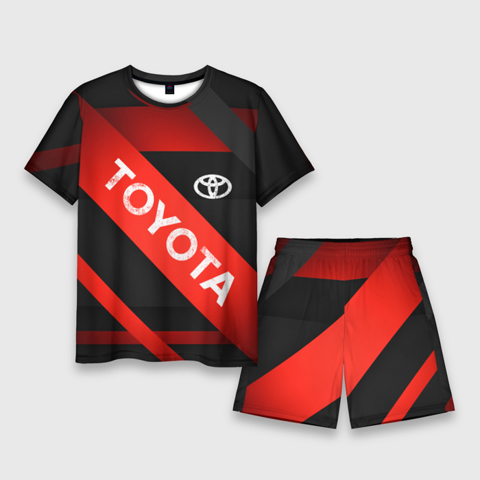 Мужской костюм с шортами 3D TOYOTA LINES фото