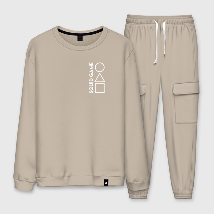 Мужской костюм хлопок Детская игра Кальмар фото