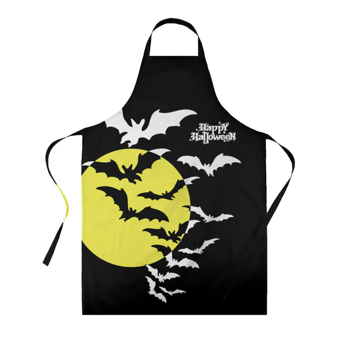 Фартук 3D Летучие мыши на Хэллоуин фото