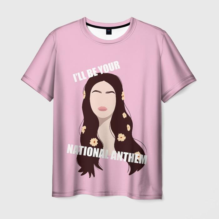 Мужская футболка 3D National anthem фото