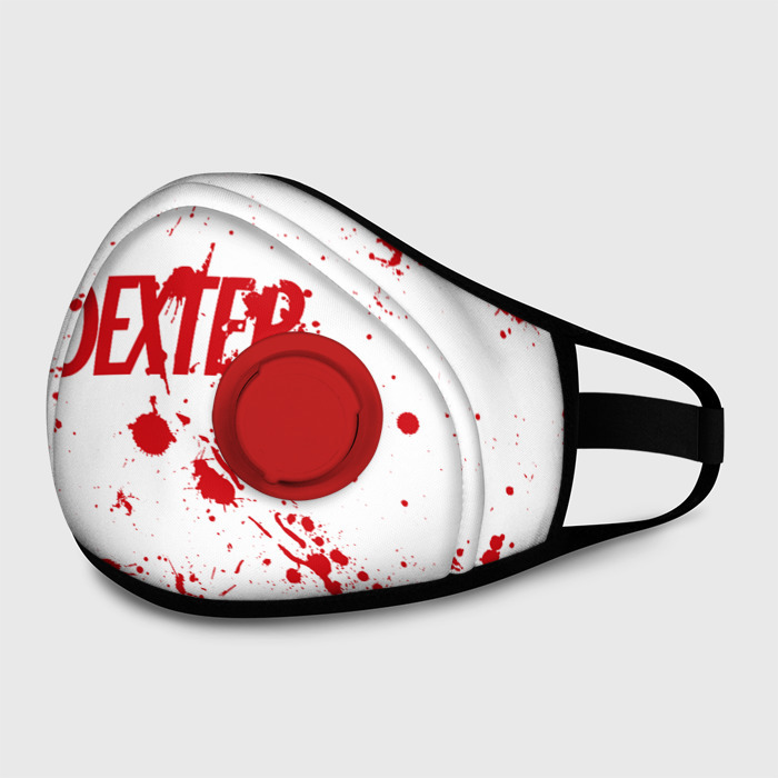 Маска из неопрена Dexter logo Декстер брызги крови фото