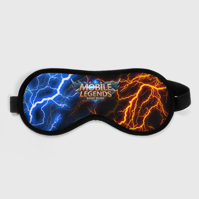 Маска для сна 3D Mobile Legends разряды молний   flash фото