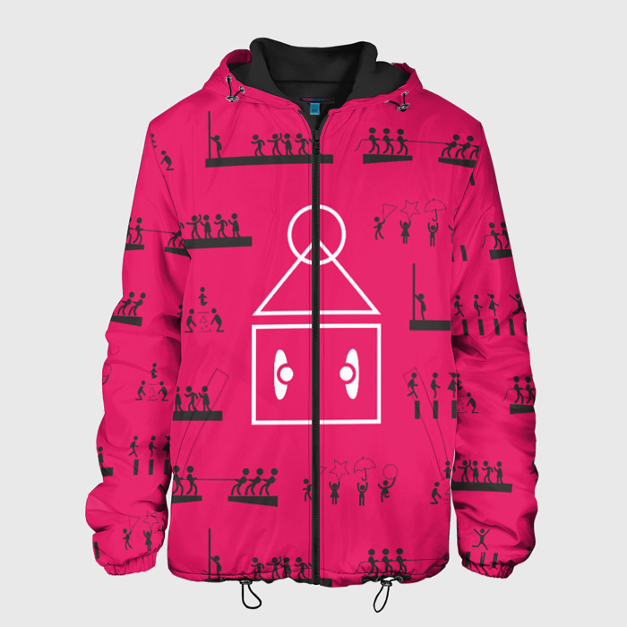 Мужская куртка 3D Игры на стене фото