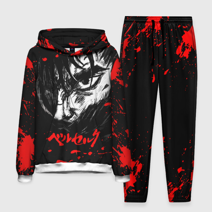 Мужской костюм 3D (с толстовкой) ГАТС БЕРСЕРК | BERSERK фото