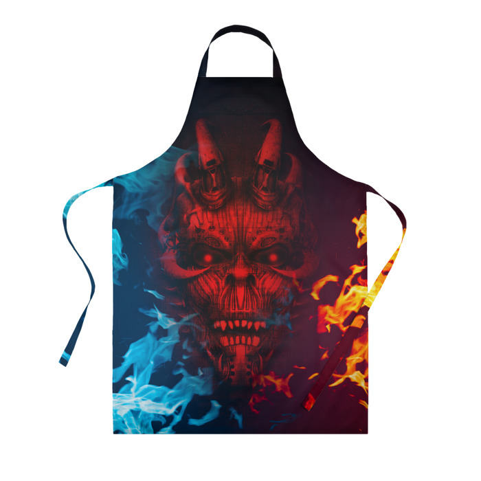 Фартук 3D Diablo Fire Ice фото