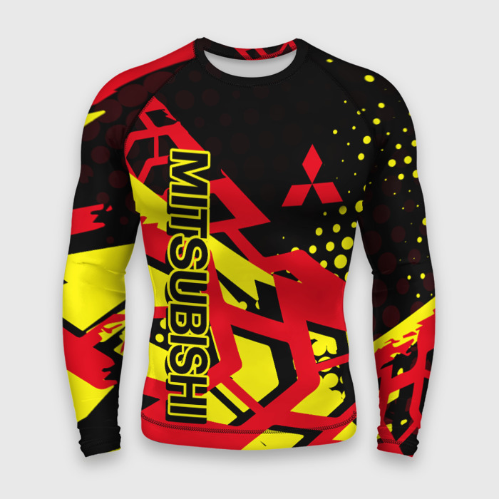 Мужской рашгард 3D Mitsubishi (Митсубиши) фото