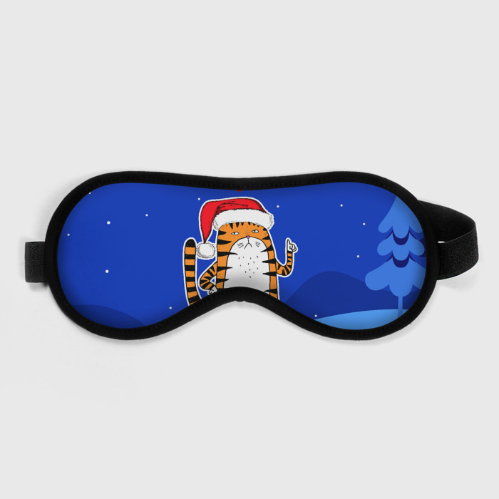 Маска для сна 3D Тигр   символ 2022 года фото