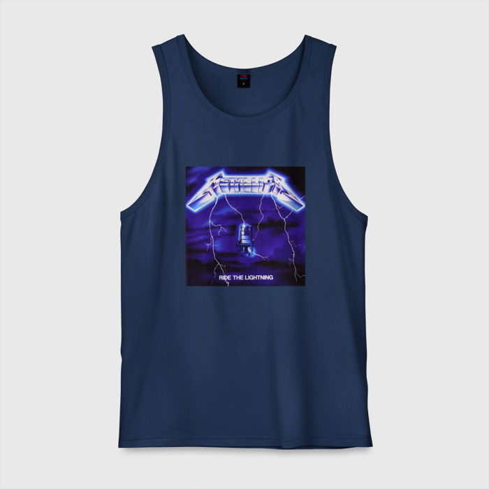 Мужская майка хлопок Ride The Lighting фото