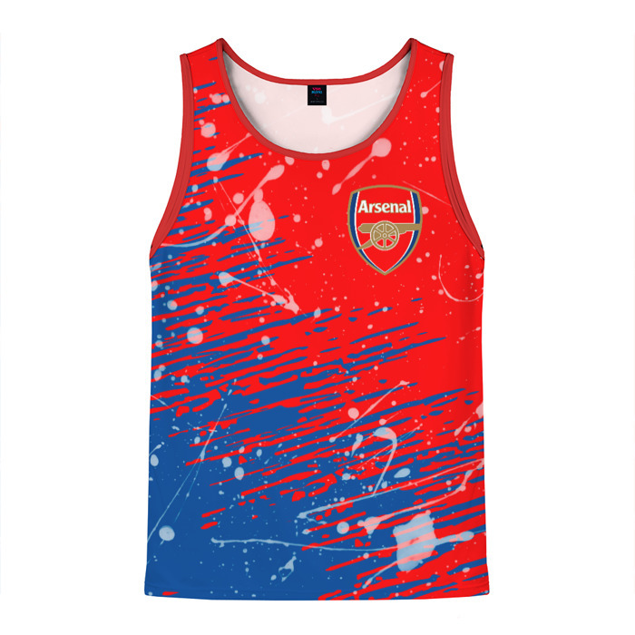 Мужская майка 3D Arsenal: Фирменные цвета. фото
