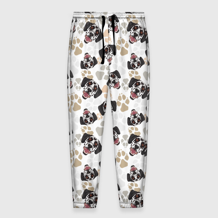 Мужские брюки 3D Далматинец (Dalmatian) фото