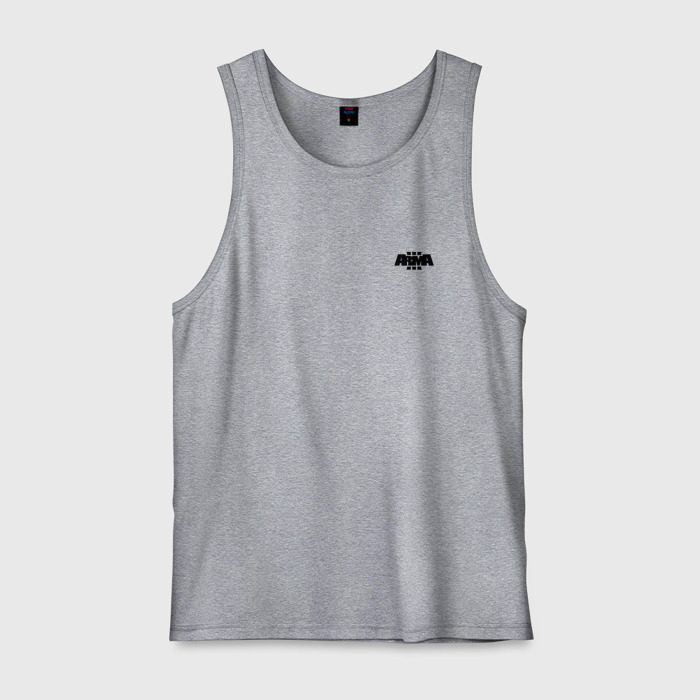 Мужская майка хлопок АРМА | ЧЕРНОЕ ЛОГО фото