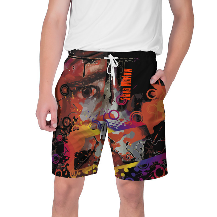 Мужские шорты 3D Slava Marlow крутой исполнитель фото