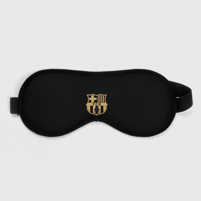 Маска для сна 3D Golden Barca фото