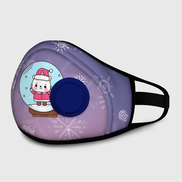 Маска из неопрена Happy New Year 2022. Сat 3 фото