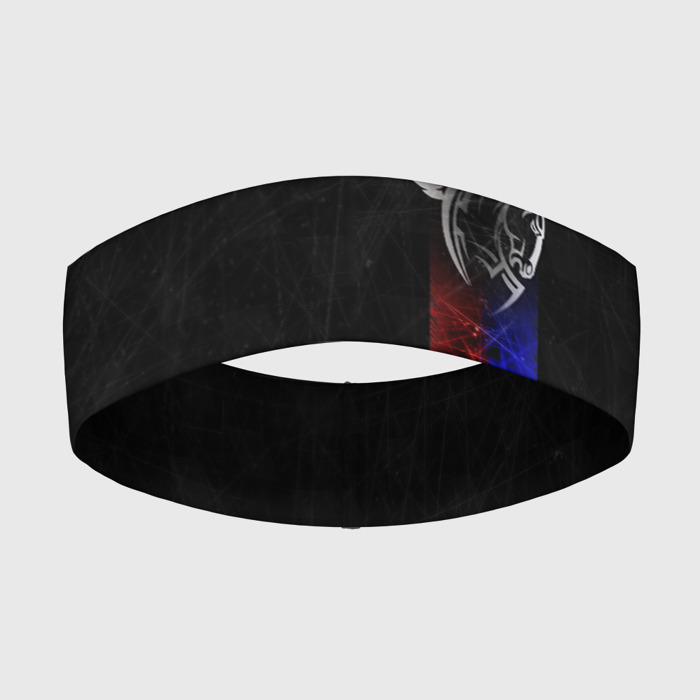 Повязка на голову 3D ЦСКА Москва black theme фото