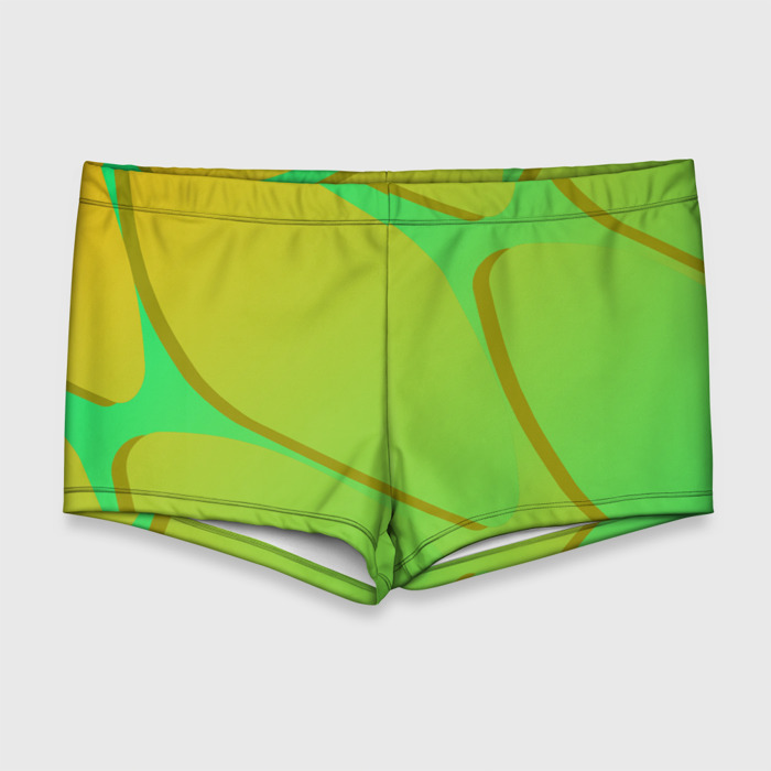 Мужские купальные плавки 3D Градиентная абстракция фото