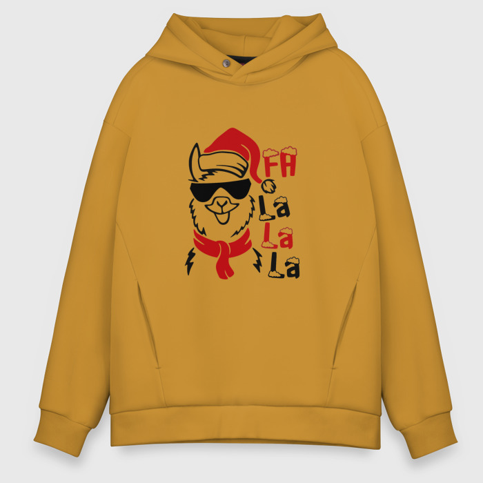Мужское худи Oversize хлопок Собачка ла-ла-ла фото