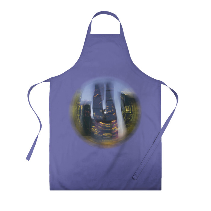 Фартук 3D Абстракция Москва Сити фото