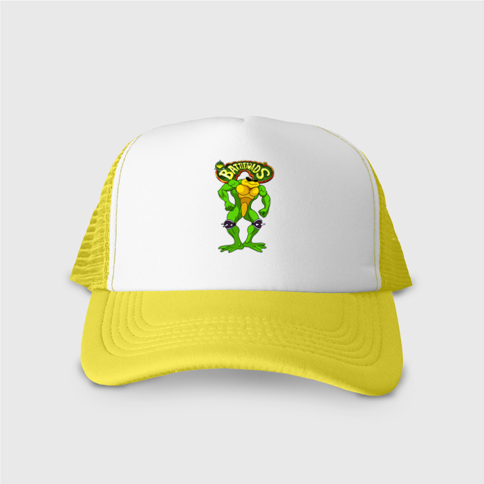 Кепка тракер с сеткой Battletoads Боевые жабы Рэш фото