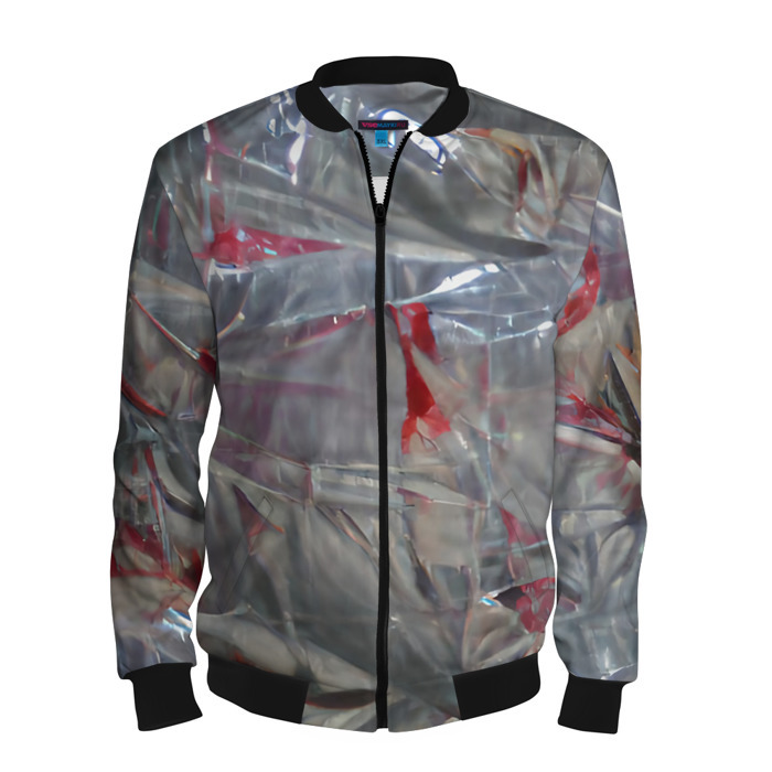 Мужской бомбер 3D Кровавая пленка фото