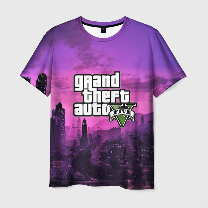 Мужская футболка 3D GTA ONLINE 5 фото
