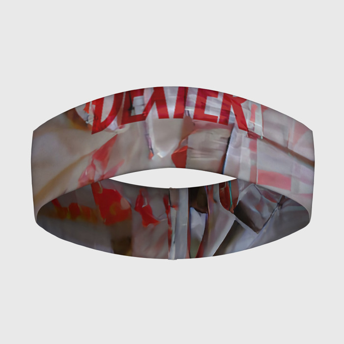 Повязка на голову 3D Кровавая ткань фото