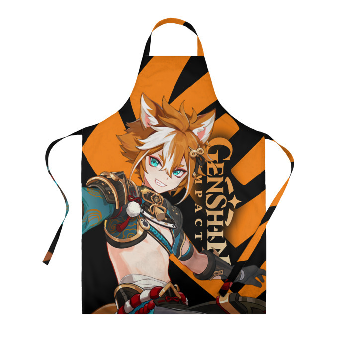 Фартук 3D Genshin Impact Gorou фото