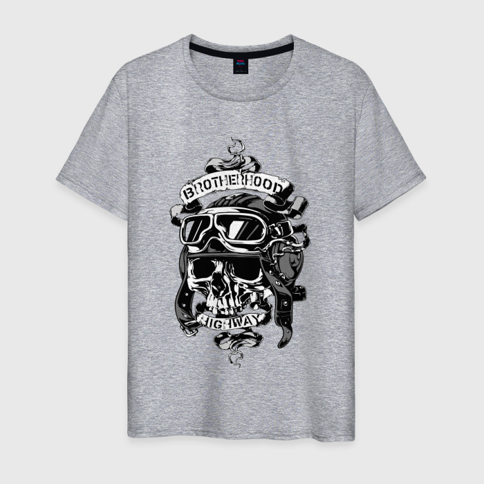 Мужская футболка хлопок Brotherhood high road фото