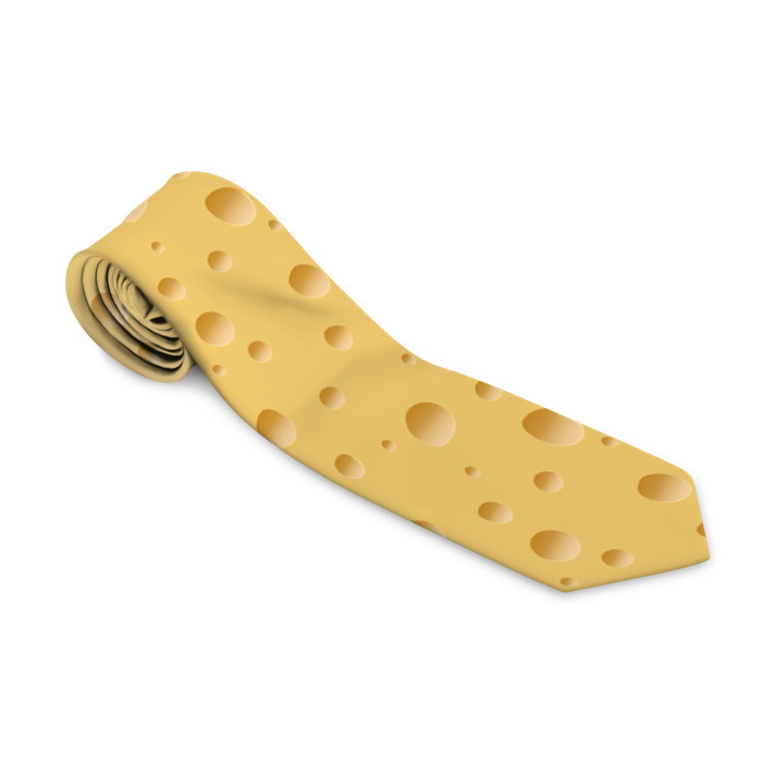 Галстук 3D Сыр   (Cheese) фото