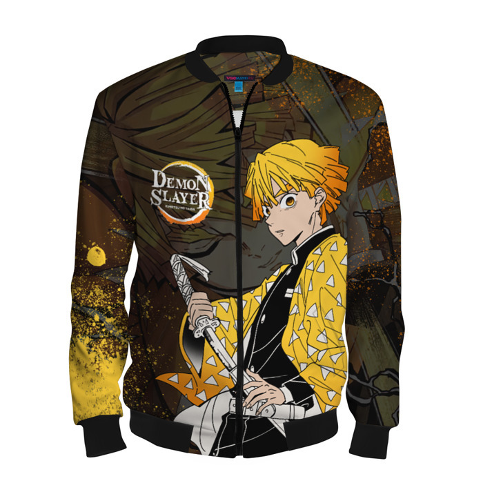 Мужской бомбер 3D ТОМИОКА | SLAYER | КЛИНОК фото