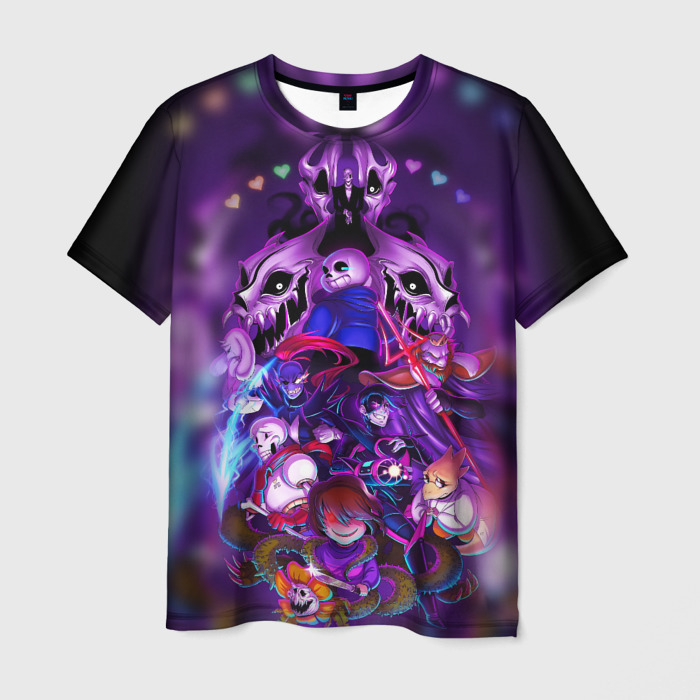 Мужская футболка 3D UNDERTALE SANS, ГЕРОИ ИГРЫ АРТ фото