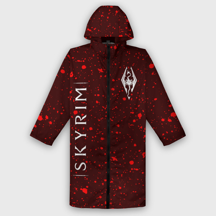 Дождевик унисекс 3D SKYRIM   Краски фото