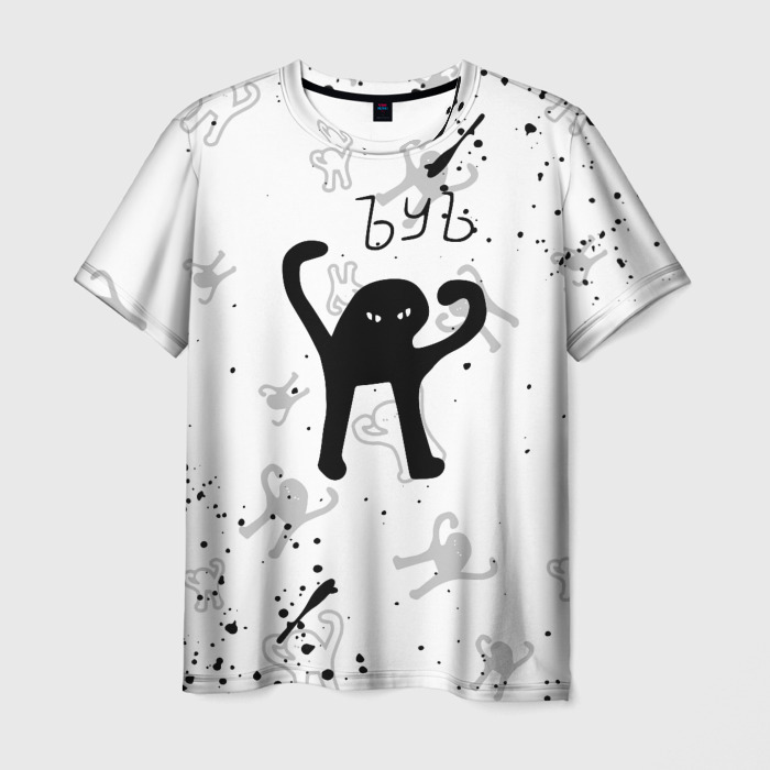 Мужская футболка 3D ЪУЪ СЪУКА мемы фото