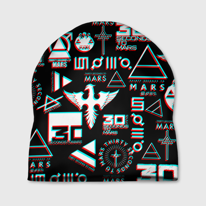 Шапка 3D [30 Seconds to Mars]   Glitch фото