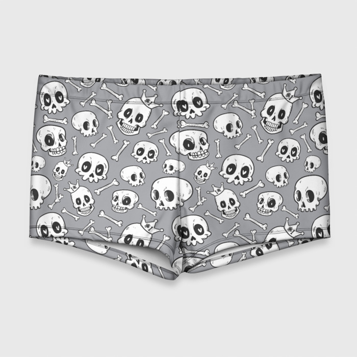 Мужские купальные плавки 3D Skulls  bones фото