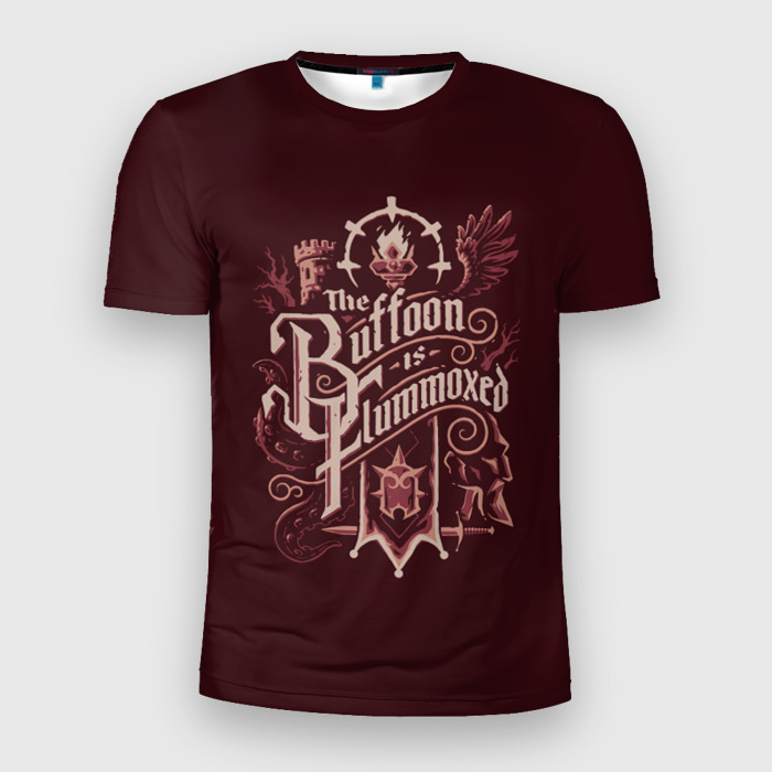 Мужская футболка 3D Slim The buffoon is flummoxed фото