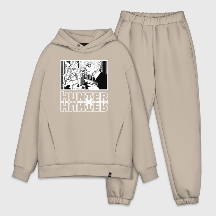 Мужской костюм хлопок OVERSIZE Hunter x Hunter Kurapika фото