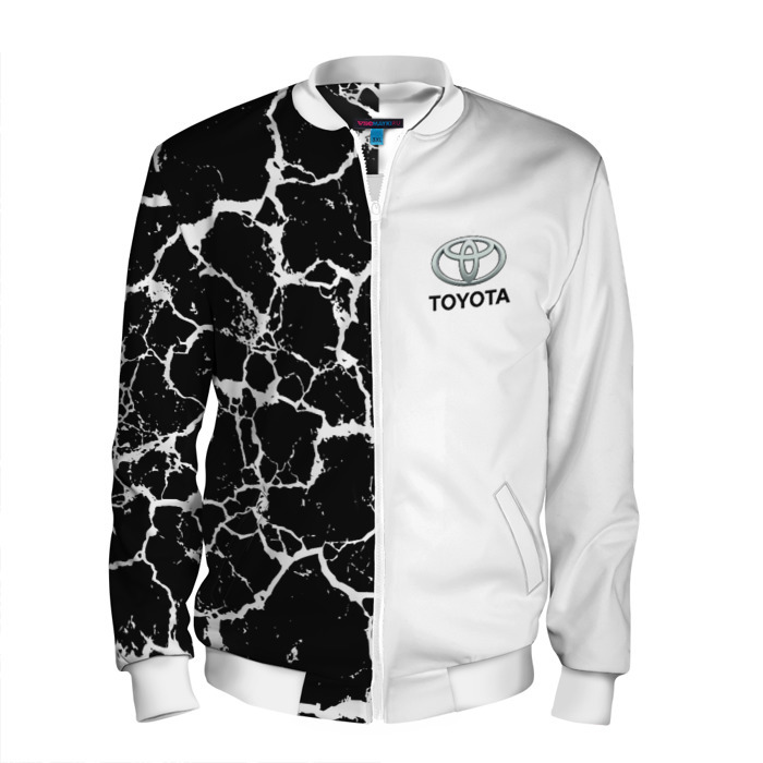 Мужской бомбер 3D Toyota трещины фото