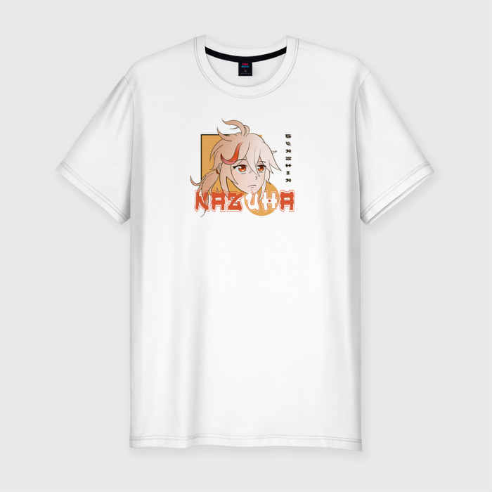 Мужская футболка хлопок Slim kazuha cute фото