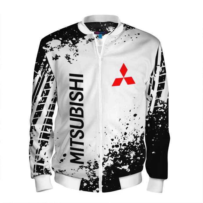 Мужской бомбер 3D Mitsubishi Drift. фото