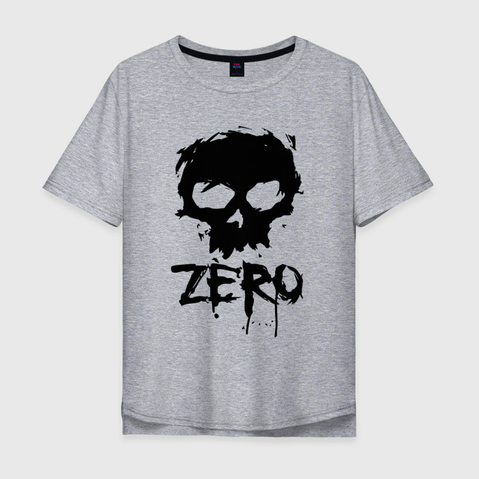 Мужская футболка хлопок Oversize Zero   skull фото
