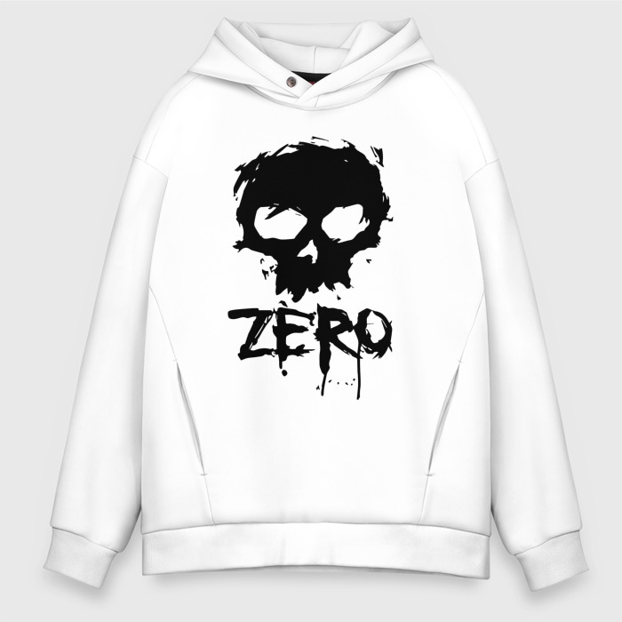 Мужское худи Oversize хлопок Zero   skull фото
