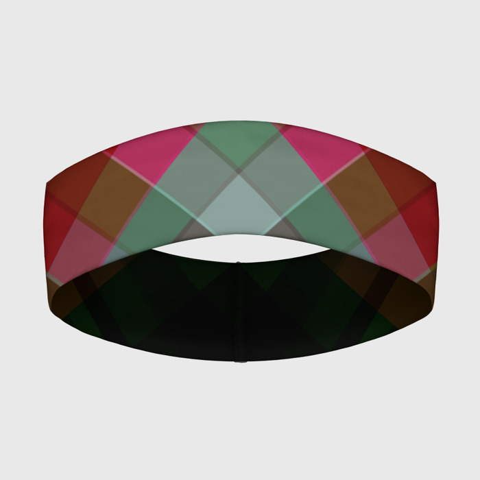 Повязка на голову 3D Геометрический современный узор фото