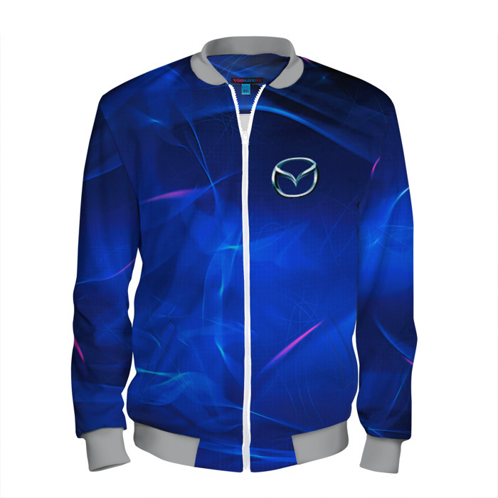 Мужской бомбер 3D мазда mazda фото
