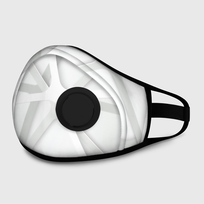 Маска из неопрена Паутина | Белая 3D (2022) фото