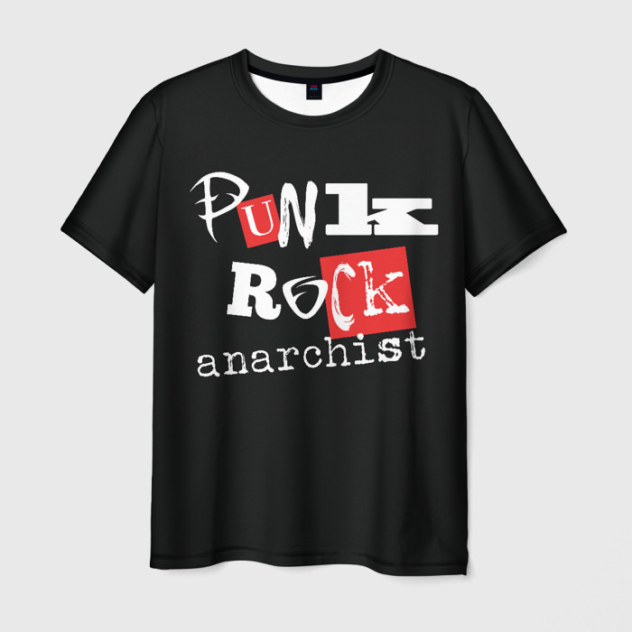 Мужская футболка 3D Punk Rock Anarchist фото