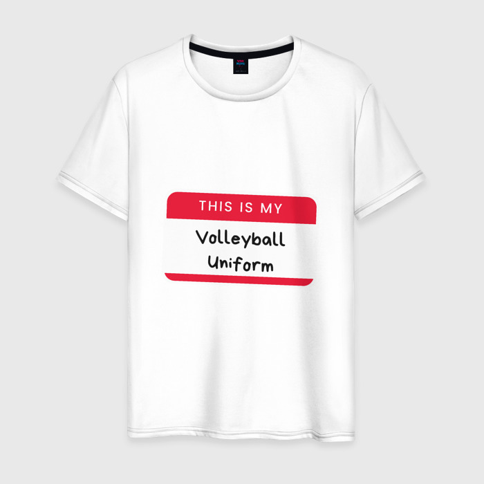 Мужская футболка хлопок Volleyball Uniform фото